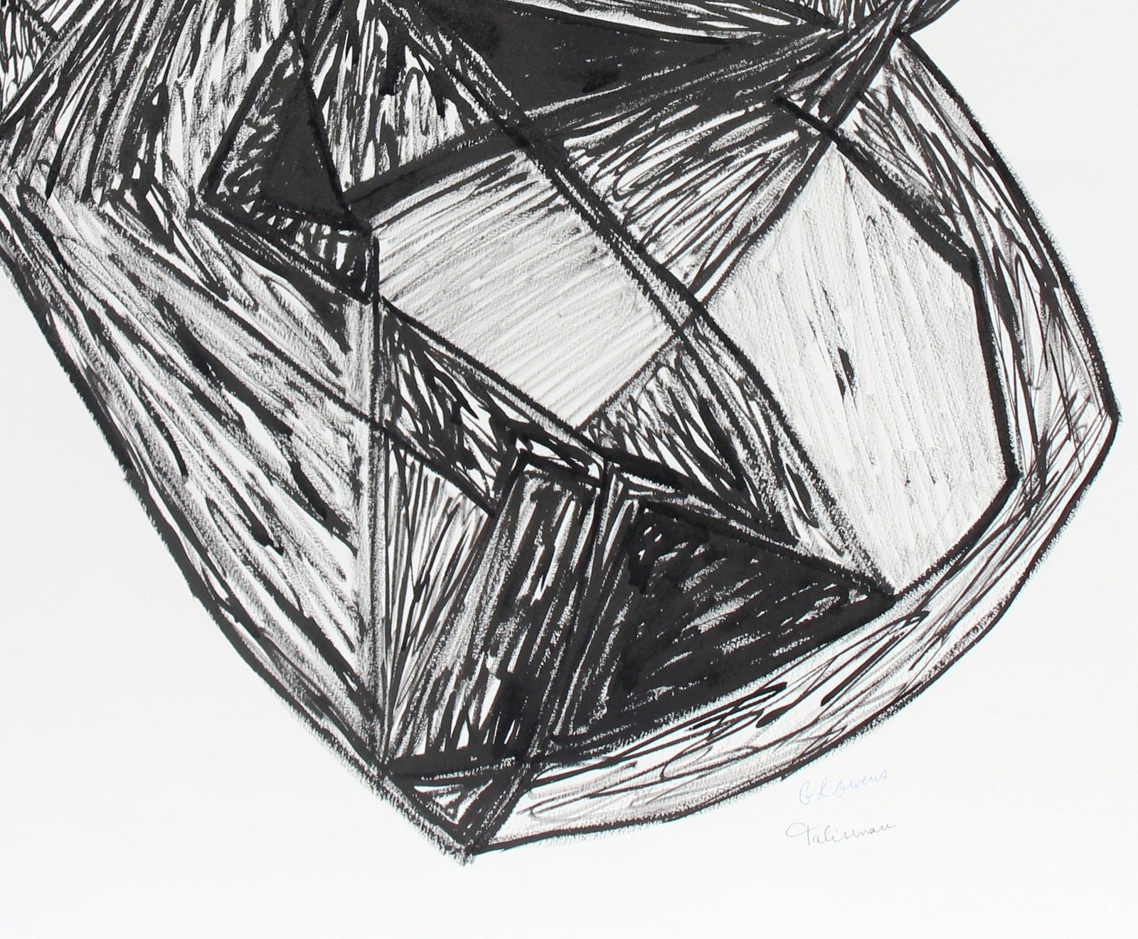 <i>Talisman</i><br>1998 Ink & Charcoal<br><br>#93415