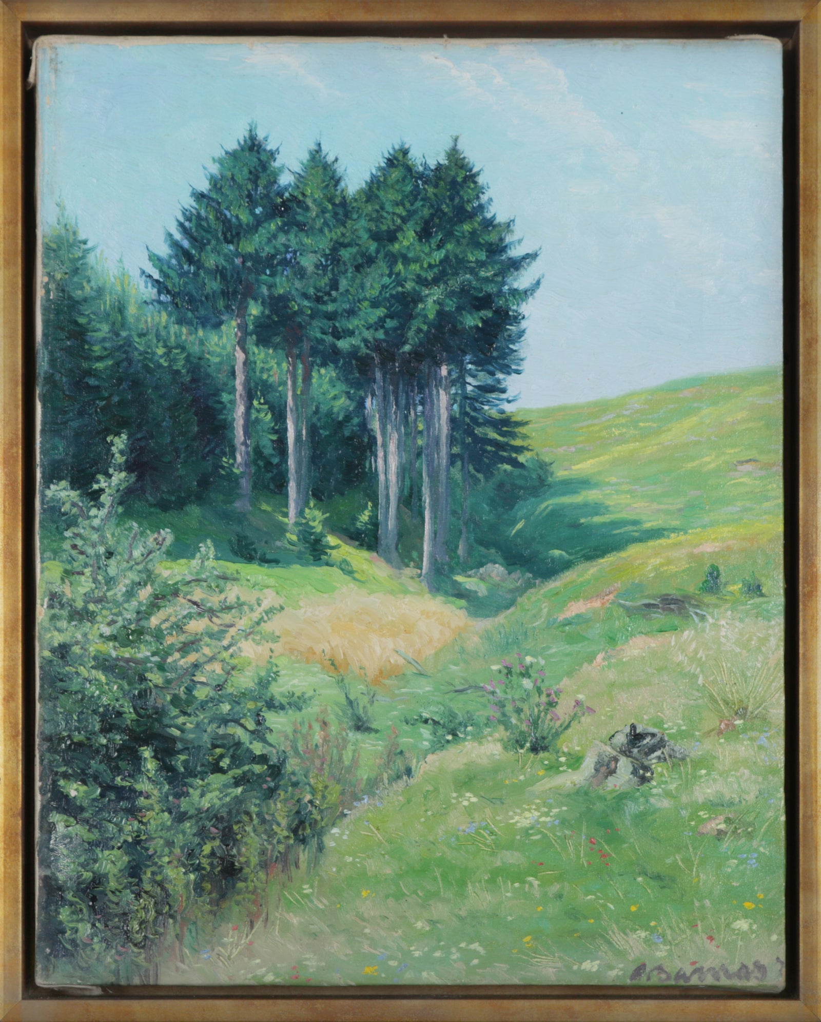 <i>Slope of Eulergraben</i> <br>1931 Oil <br><br>#93449