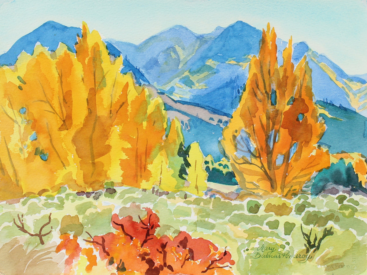 &lt;i&gt;Autumn in Great Sand Dunes National Monument&lt;/i&gt;&lt;br&gt;1991 Watercolor&lt;br&gt;&lt;br&gt;#93558