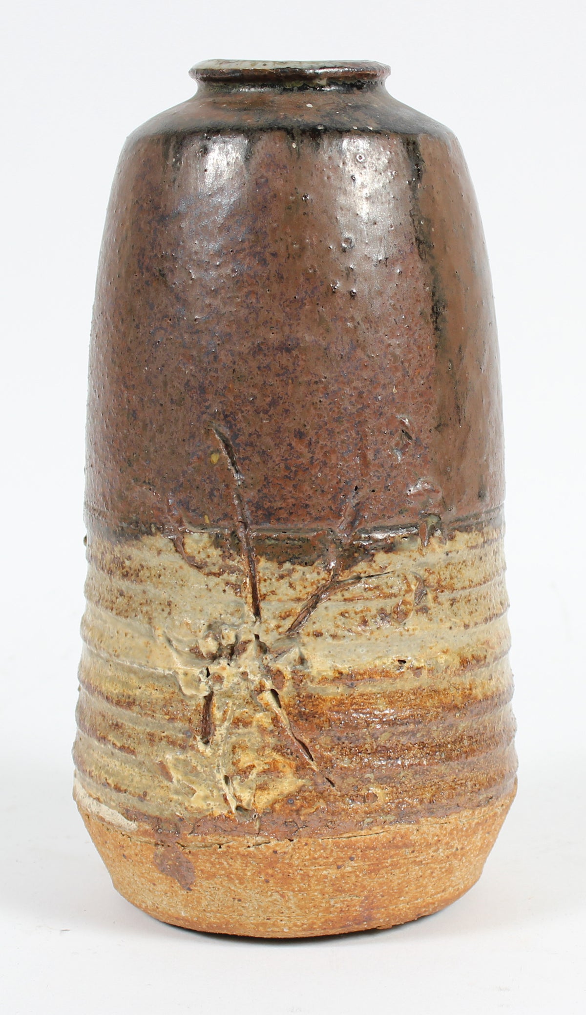 &lt;i&gt;Layered Shades of Brown&lt;/i&gt; &lt;br&gt;20th Century Oblong Ceramic &lt;br&gt;&lt;br&gt;#93650
