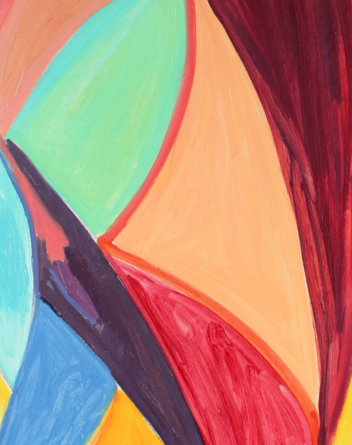 <i>Indian Love Song</i><br>Mid - Late 20th Century Oil<br><br>#94121