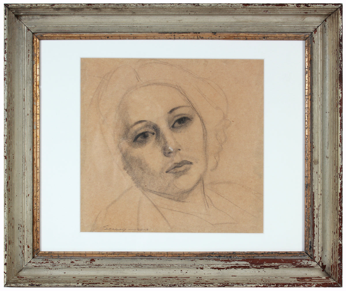 Portrait of Adele &lt;br&gt;1920-30s Graphite &lt;br&gt;&lt;br&gt;#9481