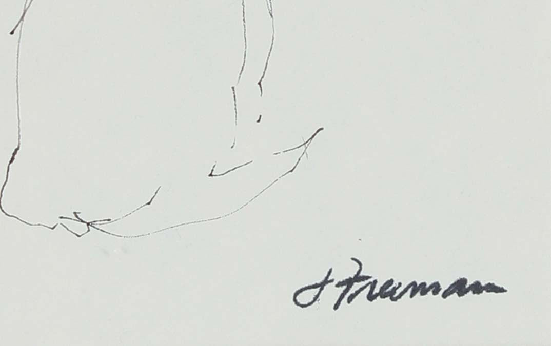 Small Animal Study<br>1976 Ink on Paper<br><br>#95013