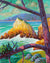 Bright Seascape <br>Mid-Late 20th Century Oil<br><br>#95514