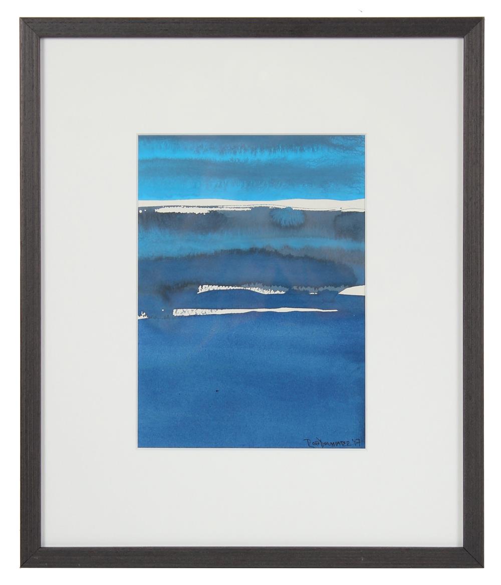 <i>Beyond Blue II</i><br>2017 Gouache<br><br>#95657