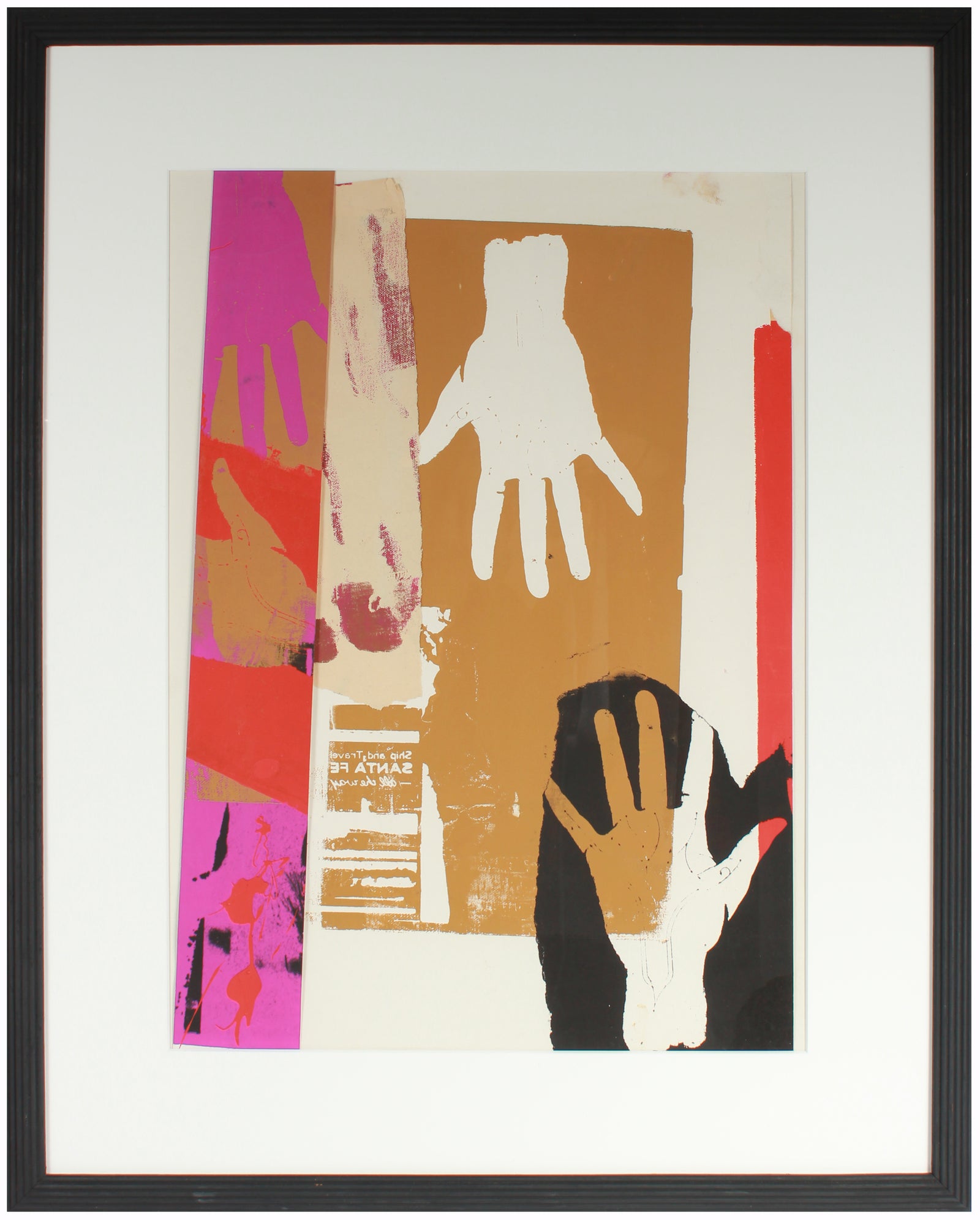 <i>Railroad Hands</i> <br>20th Century Screen Print & Collage <br><br>#96338