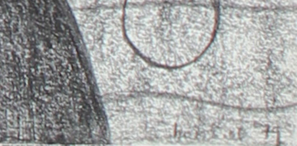 Cellular Monochromatic Abstract <br>1979 Graphite <br><br>#96531