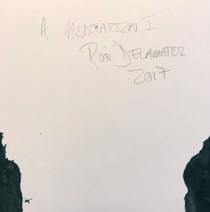 <i>A Meditation I</i><br>2017 Ink & Gouache<br><br>#96578