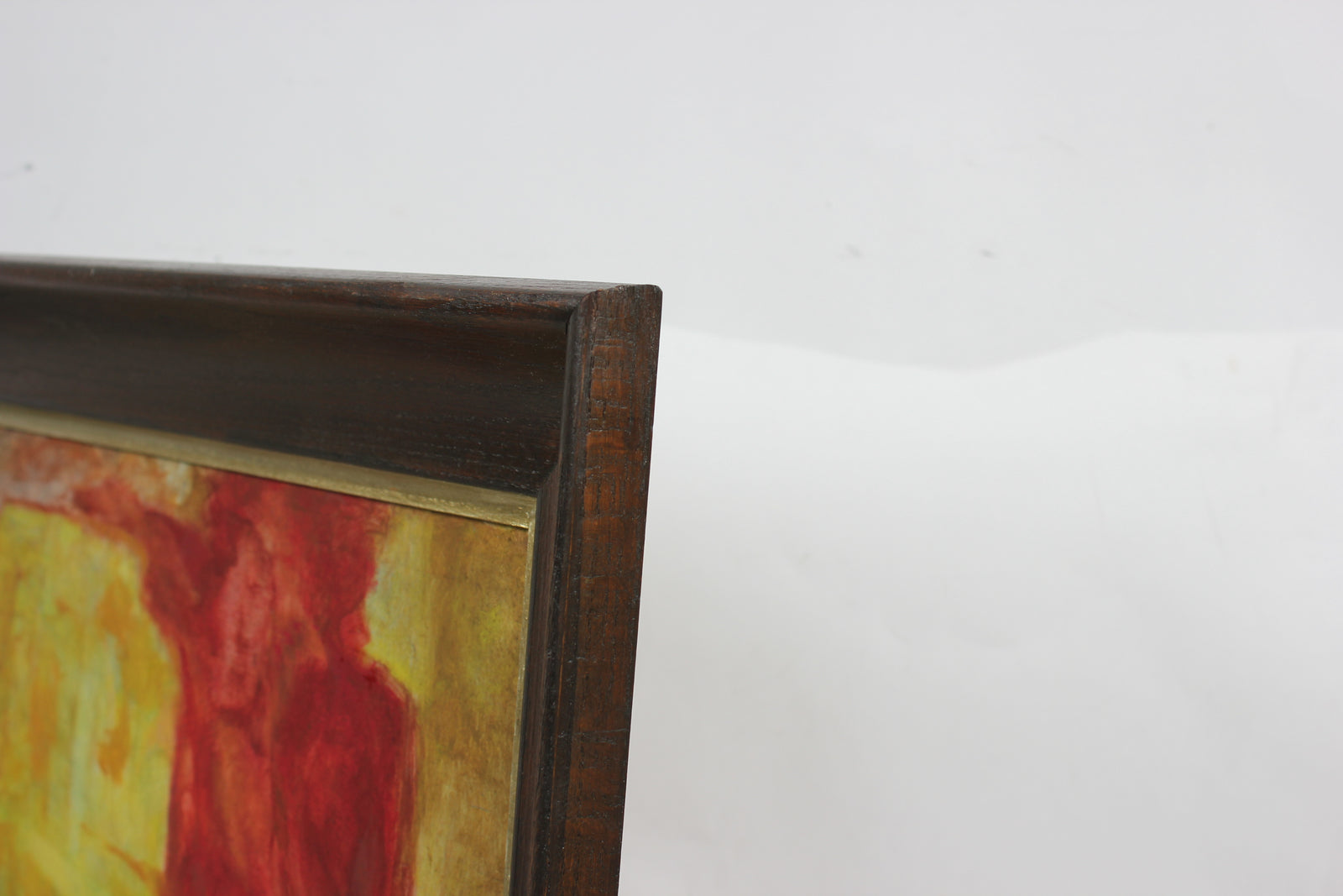 Fiery Abstracted Buildings<br>Late 1950s Oil<br><br>#96614