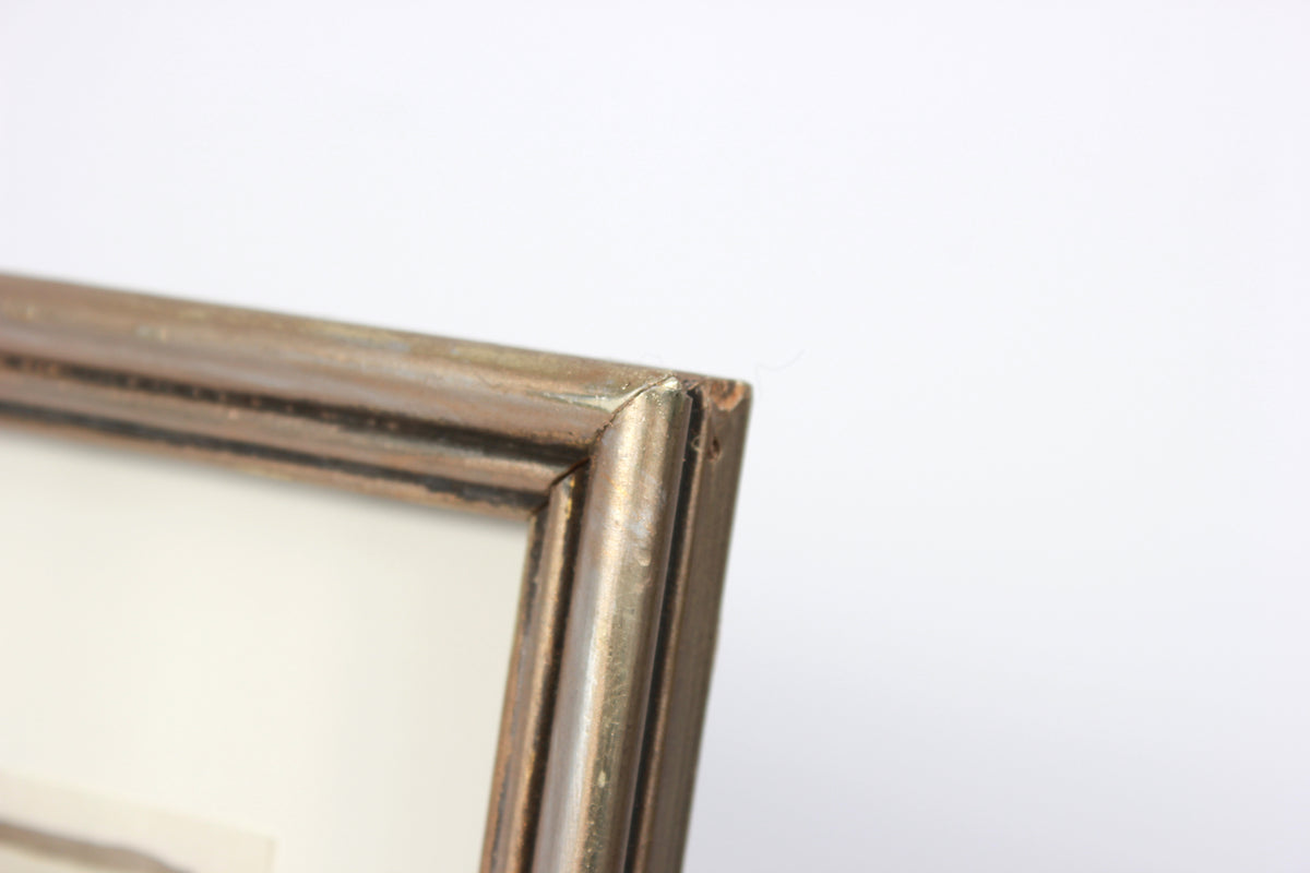 Seated Female Nude Studio Drawing <br>20th Century Mixed Media <br><br>#96675