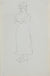Monochromatic Drawing of a Man <br>1963 Graphite <br><br>#96745