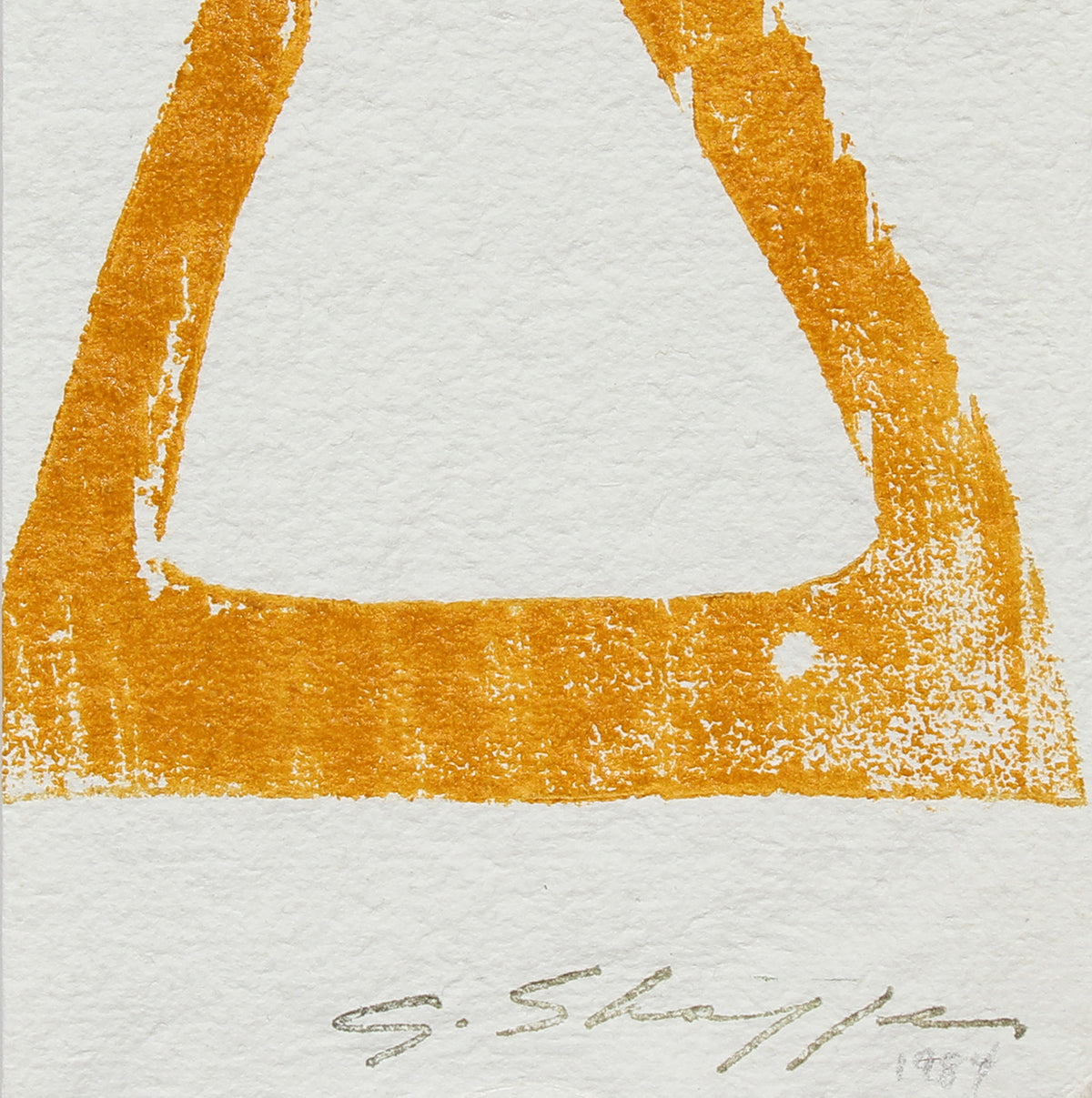 Orange Triangular Monotype <br>1984 Monotype <br><br>#96813