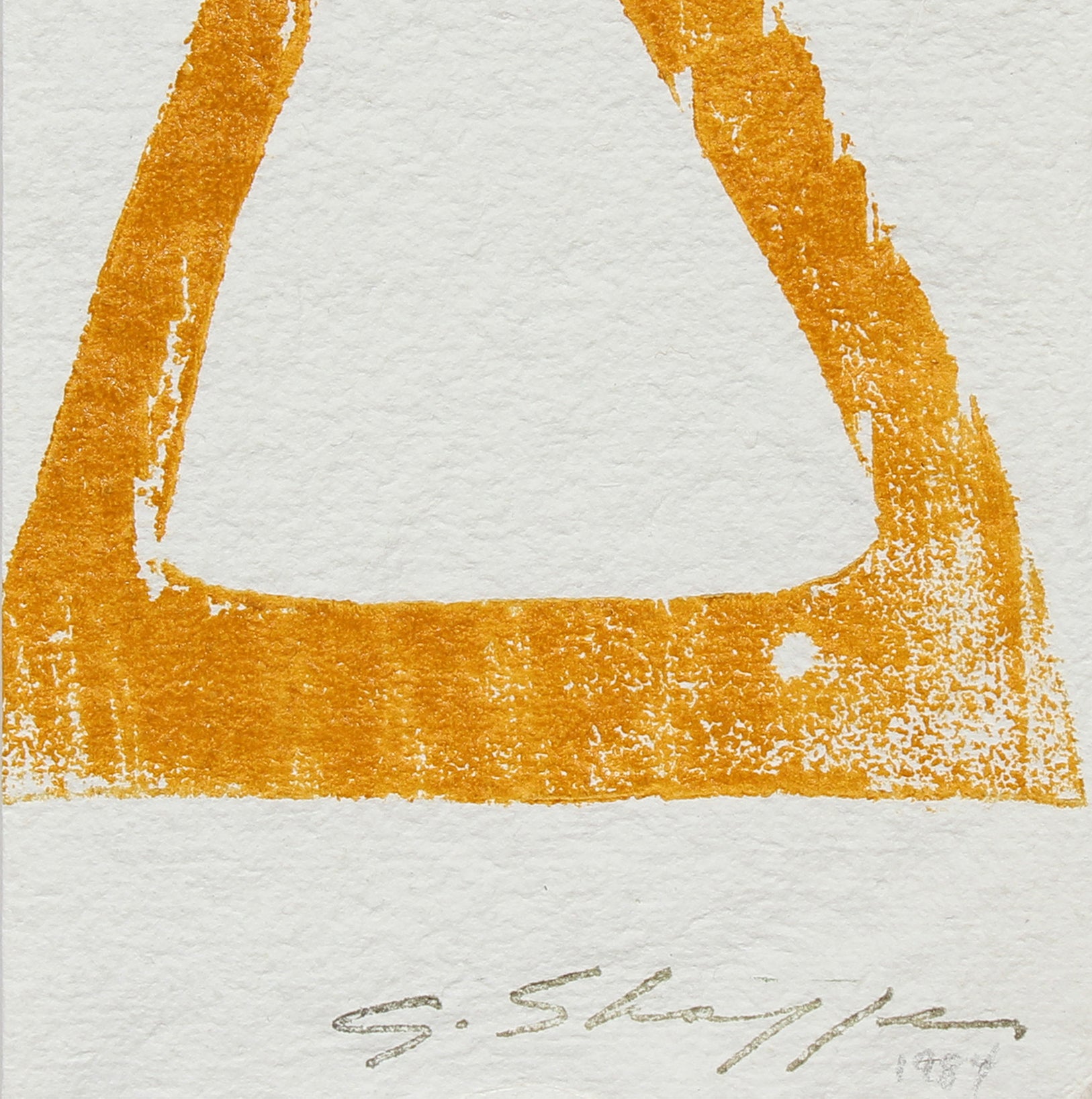 Orange Triangular Monotype <br>1984 Monotype <br><br>#96813
