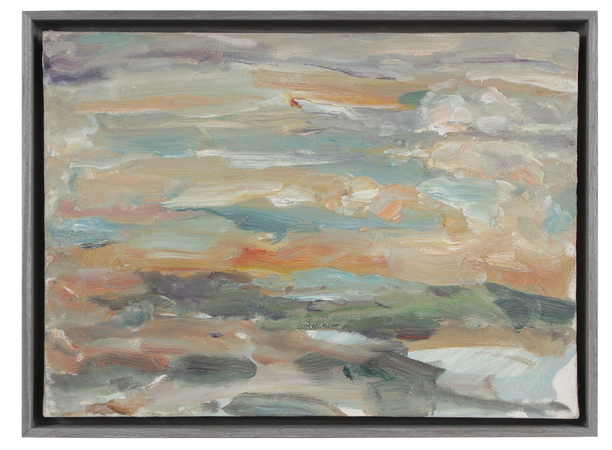 Expressionist Landscape at Dusk&lt;br&gt;1992 Oil&lt;br&gt;&lt;br&gt;#97061
