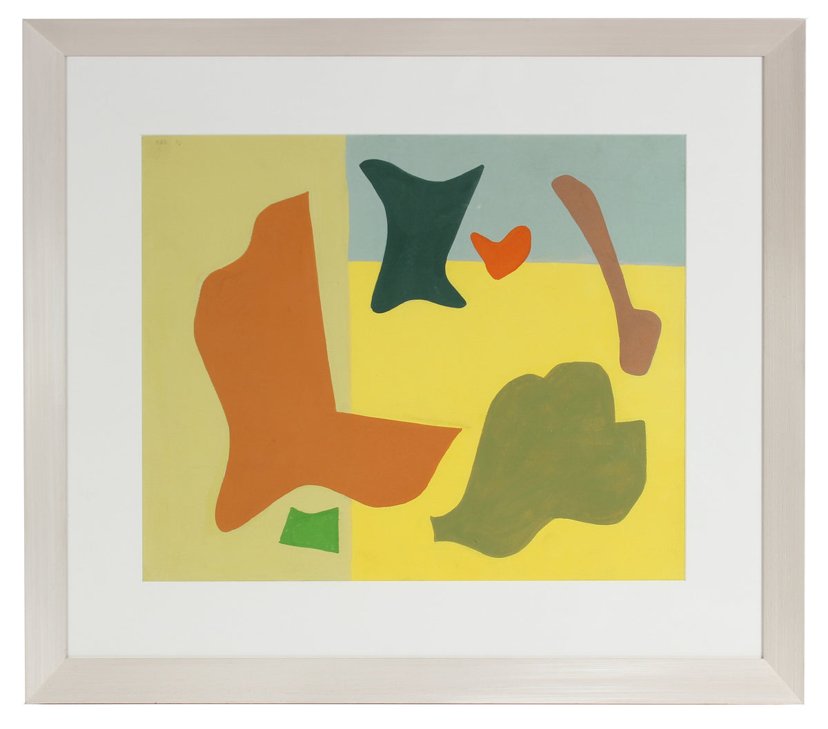 Matisse Inspired Abstract&lt;br&gt;1946 Gouache&lt;br&gt;&lt;br&gt;#97545