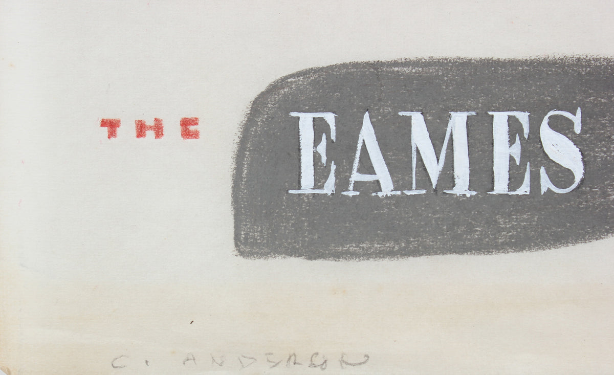 <i>George Never Sat Here</i> <br>Mid Century Ad Illustration <br><br>#97575