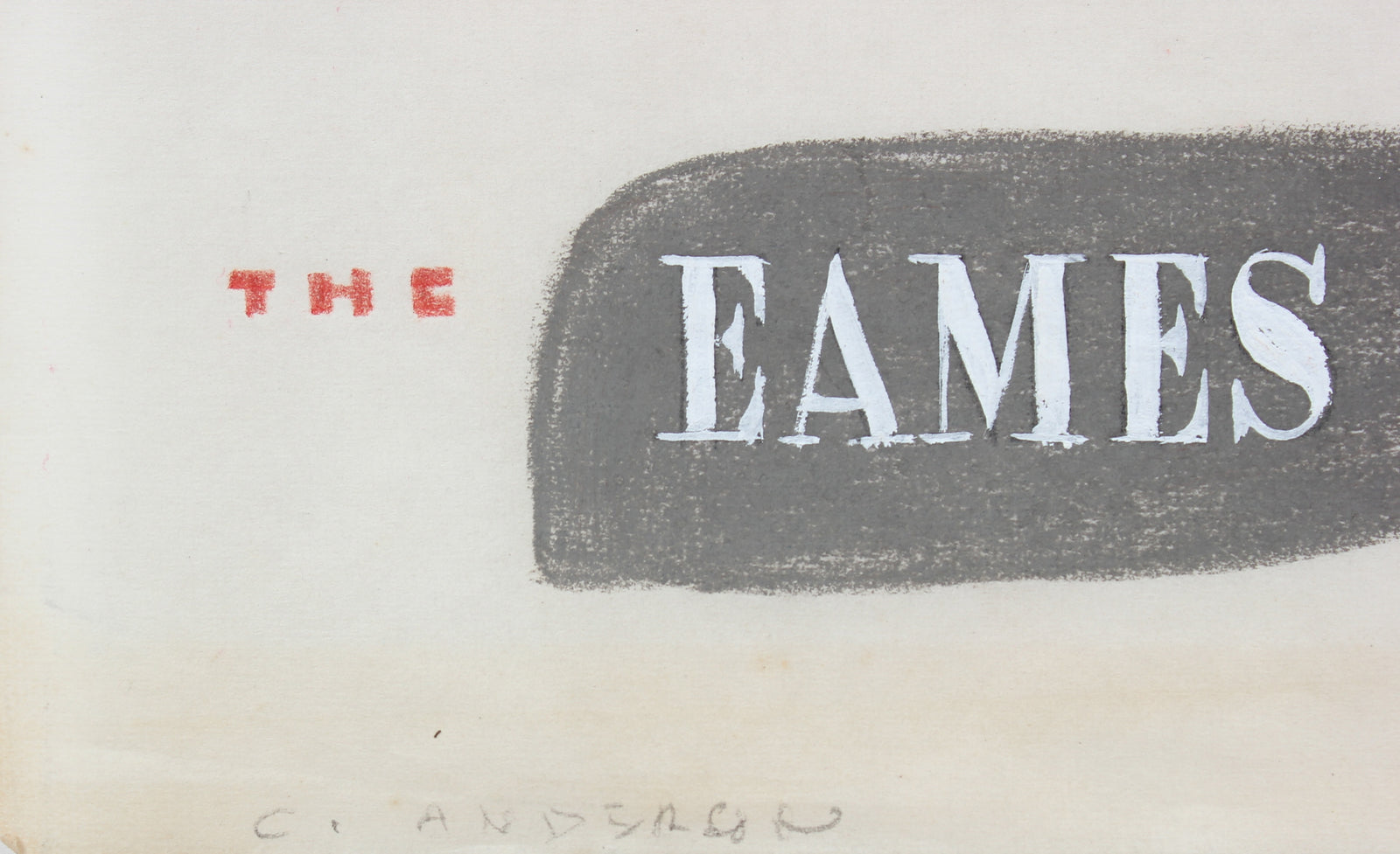 <i>George Never Sat Here</i> <br>Mid Century Ad Illustration <br><br>#97575