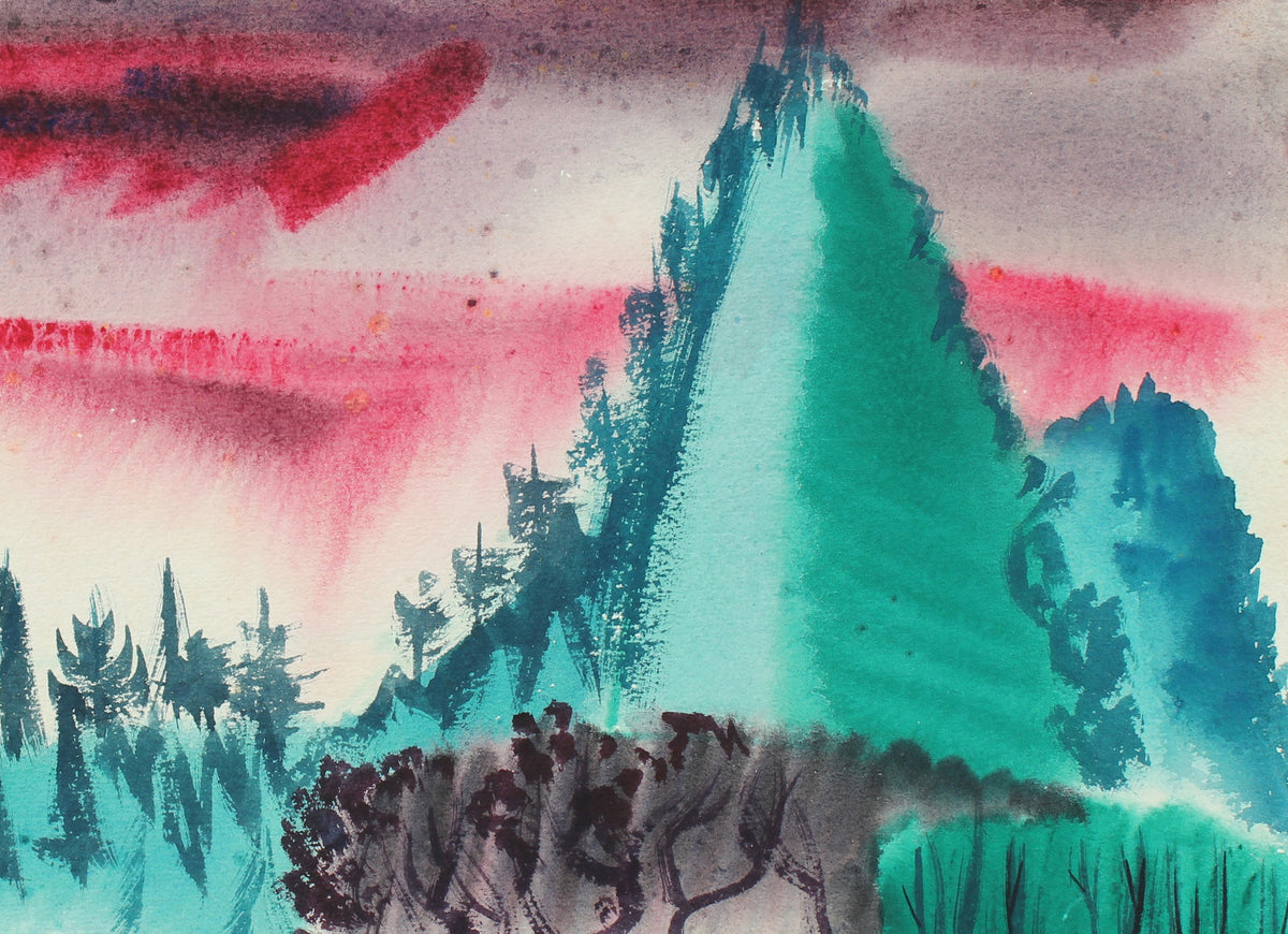 <i>Okinawa</i> <br>1945 Watercolor <br><br>#97606