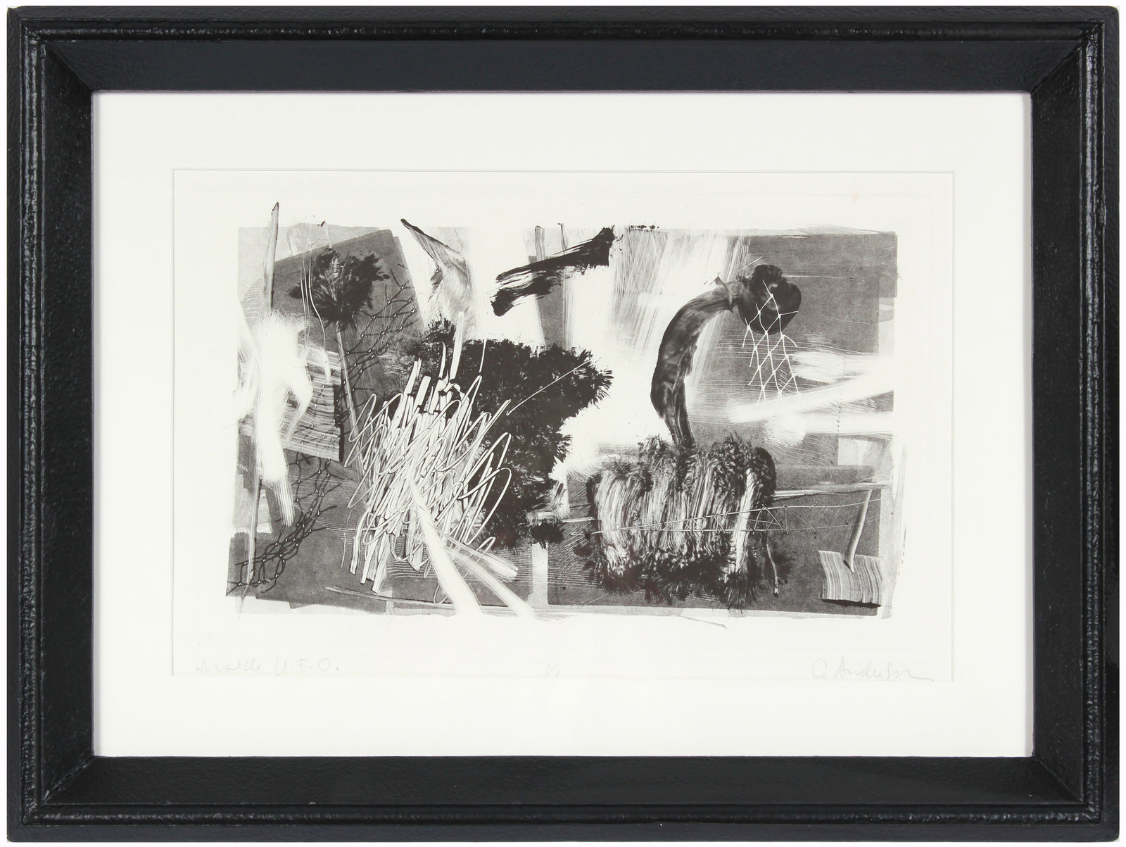 <i>Inside U.F.O.</i> Edition 1/1 <br>1990s Monotype <br><br>#97633