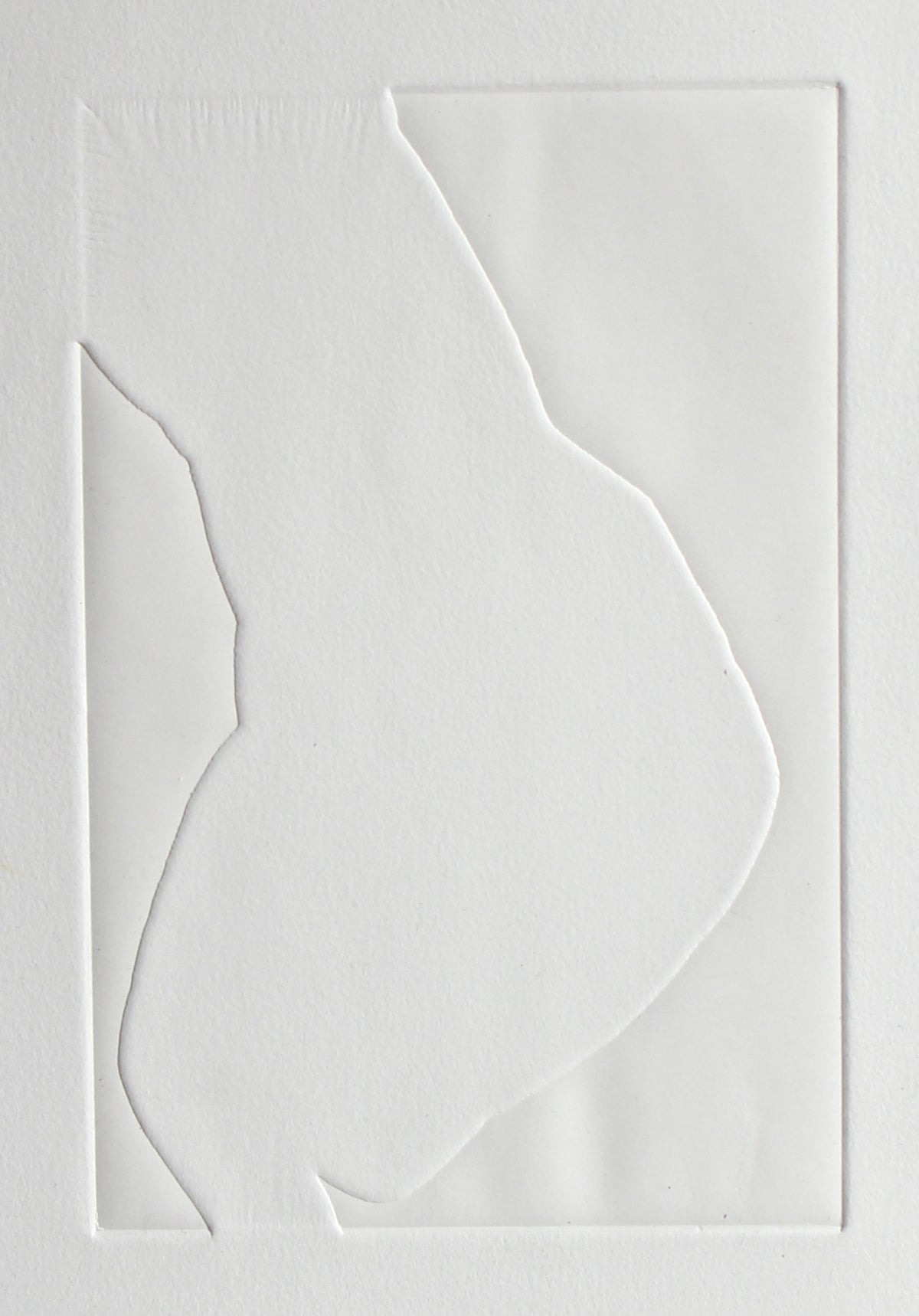 Linear Nude Abstraction <br>1990s Blind Emboss <br><br>#97764