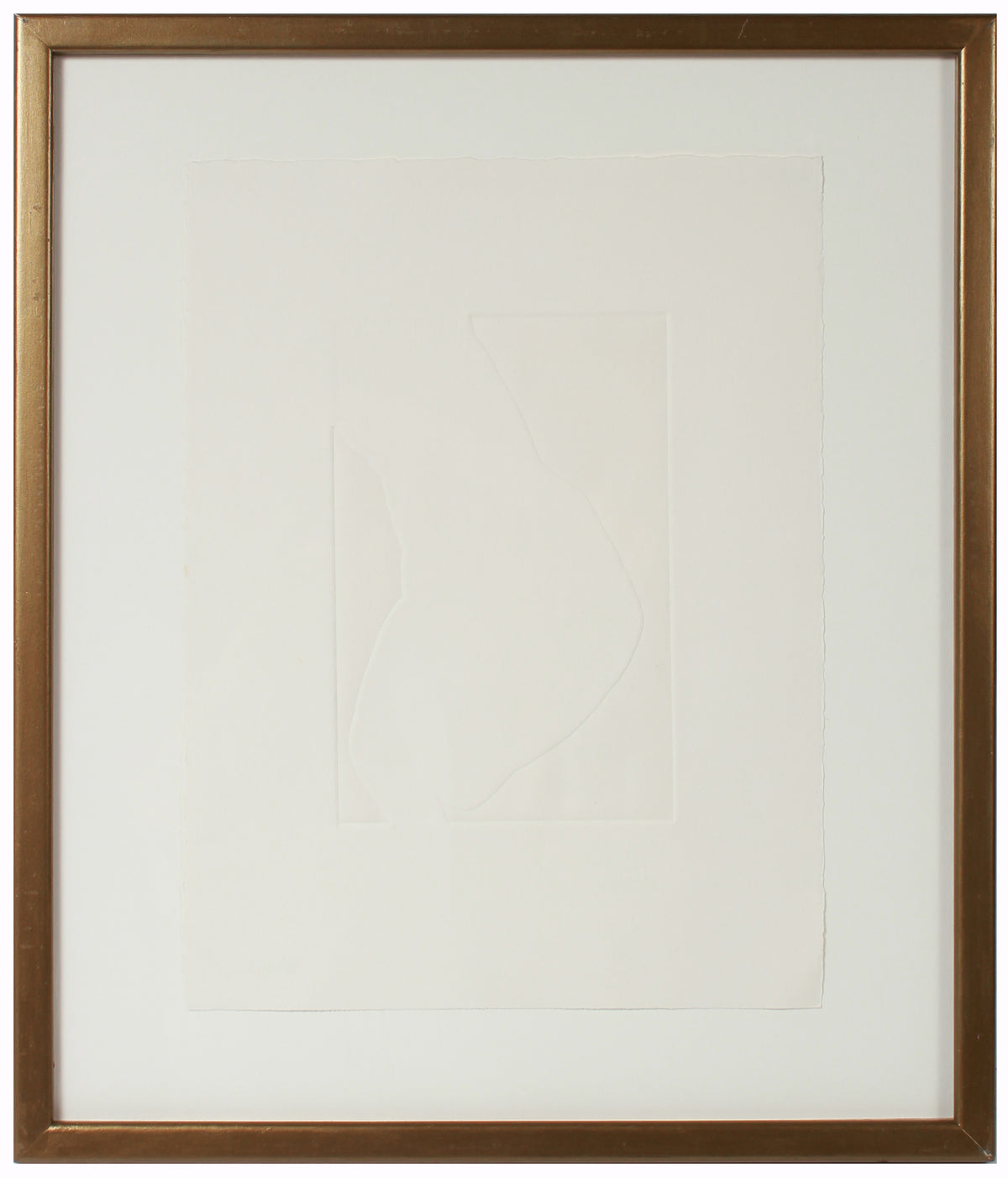 Linear Nude Abstraction <br>1990s Blind Emboss <br><br>#97764