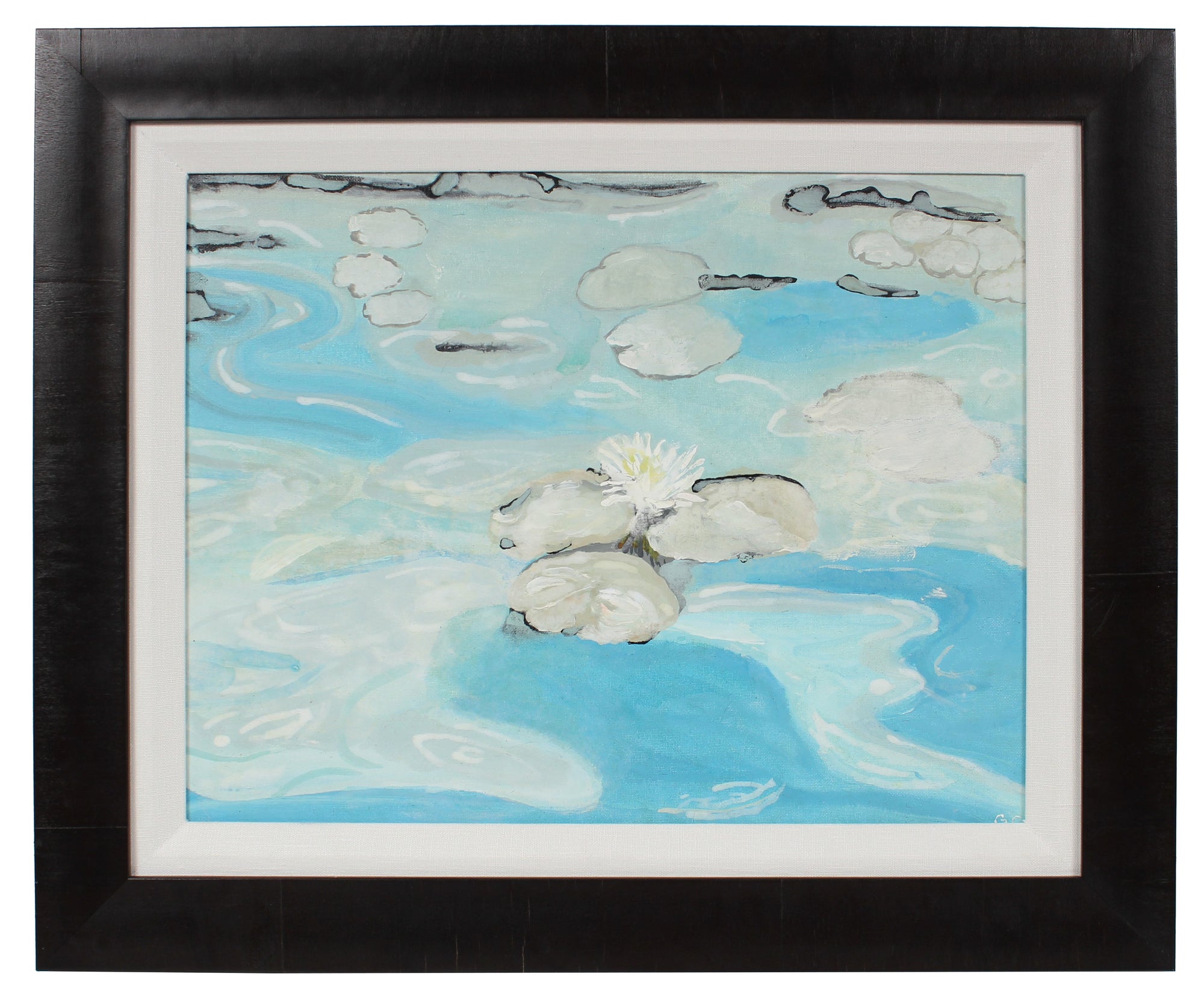 <i>Water-lily Pond</i><br>2017 Gouache<br><br>#97817