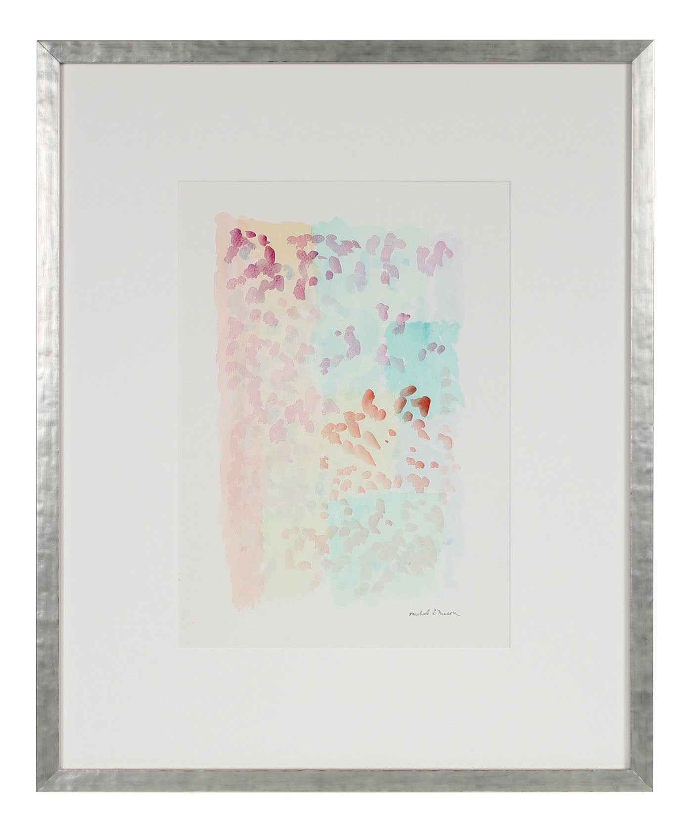 Pastel Pointillism<br>1963 Watercolor<br><br>#98095