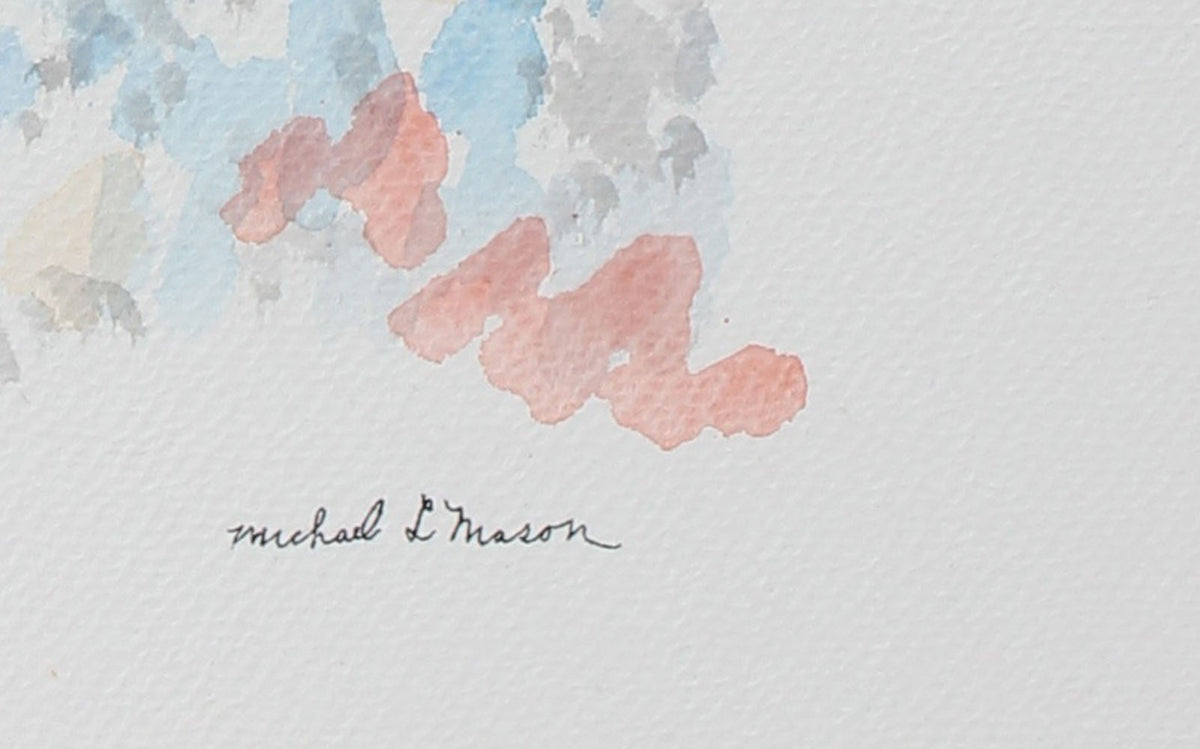 Pastel Color Field<br>1963 Watercolor<br><br>#98103