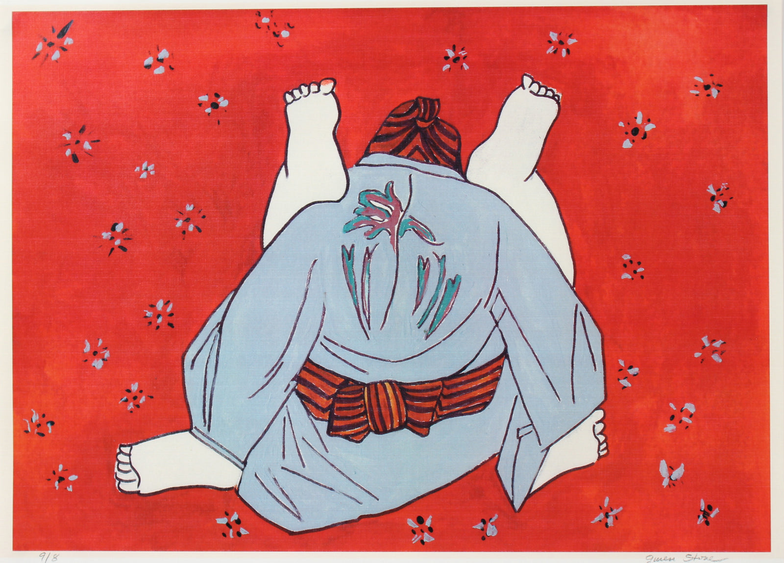 <i>Les Positions Huit D'amour (The Eight Positions of Love)</i> <br>Late 20th C. Ink Jet Print <br><br>#98152