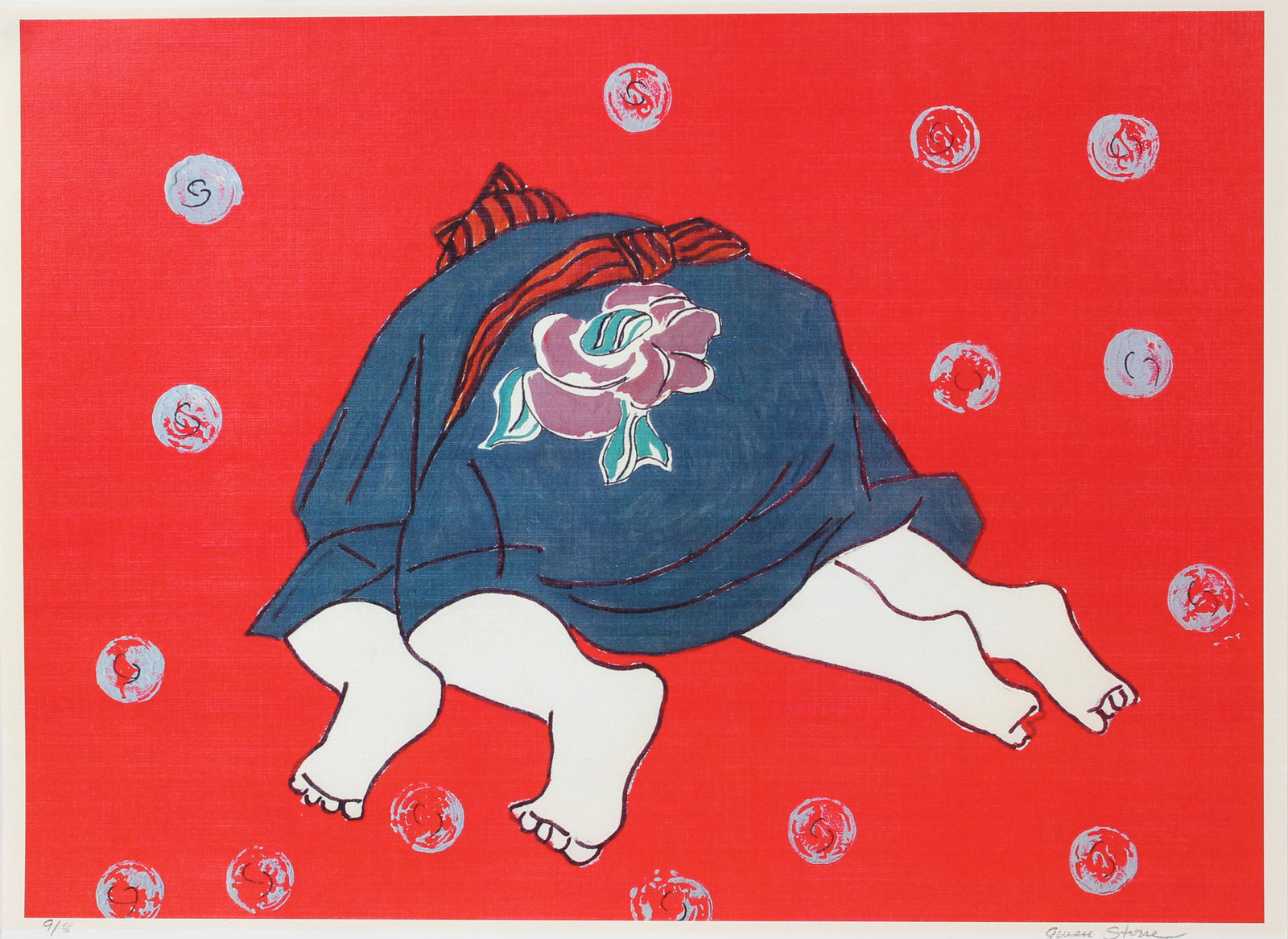 <i>Les Positions Huit D'amour (The Eight Positions of Love)</i> <br>Late 20th C. Ink Jet Print <br><br>#98155