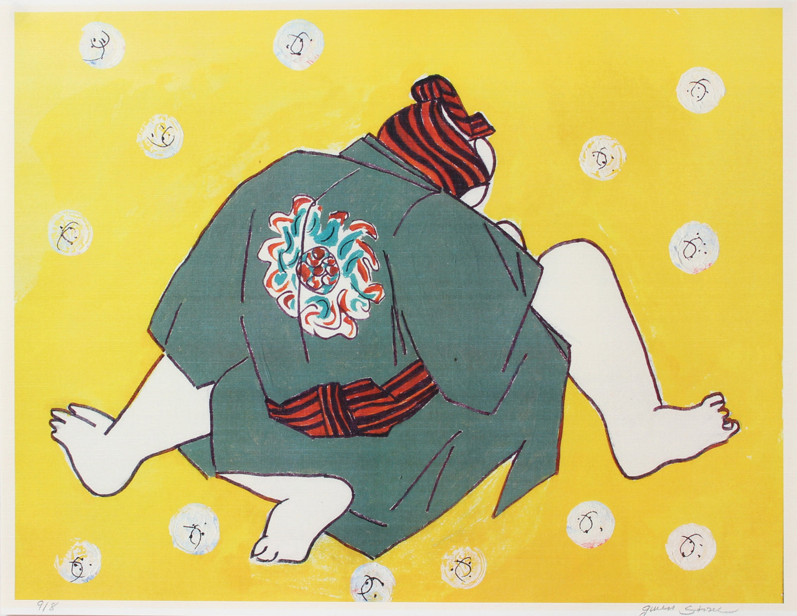 <i>Les Positions Huit D'amour (The Eight Positions of Love)</i> <br>Late 20th C. Ink Jet Print <br><br>#98158