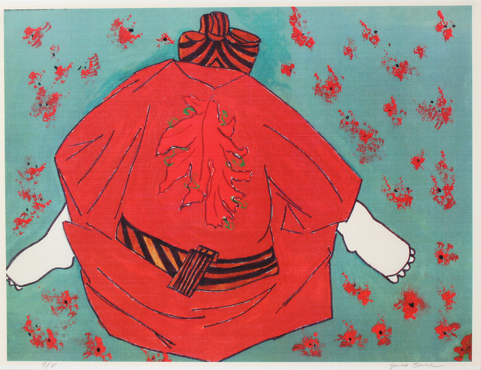 <i>Les Positions Huit D'amour (The Eight Positions of Love)</i> <br>Late 20th C. Ink Jet Print <br><br>#98159