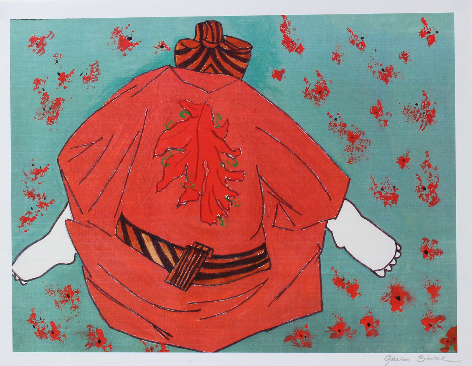 <i>Les Positions Huit D'amour (The Eight Positions of Love)</i> <br>Late 20th C. Ink Jet Print <br><br>#98163