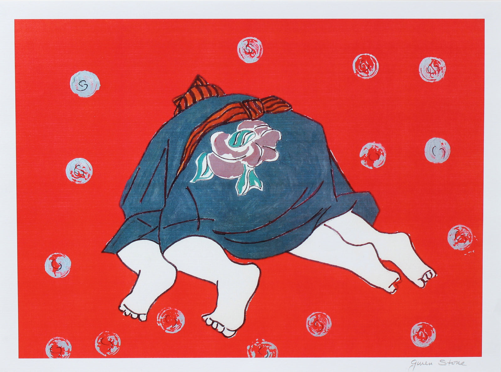 <i>Les Positions Huit D'amour (The Eight Positions of Love)</i><br>Late 20th C. Ink Jet Print<br><br>#98168