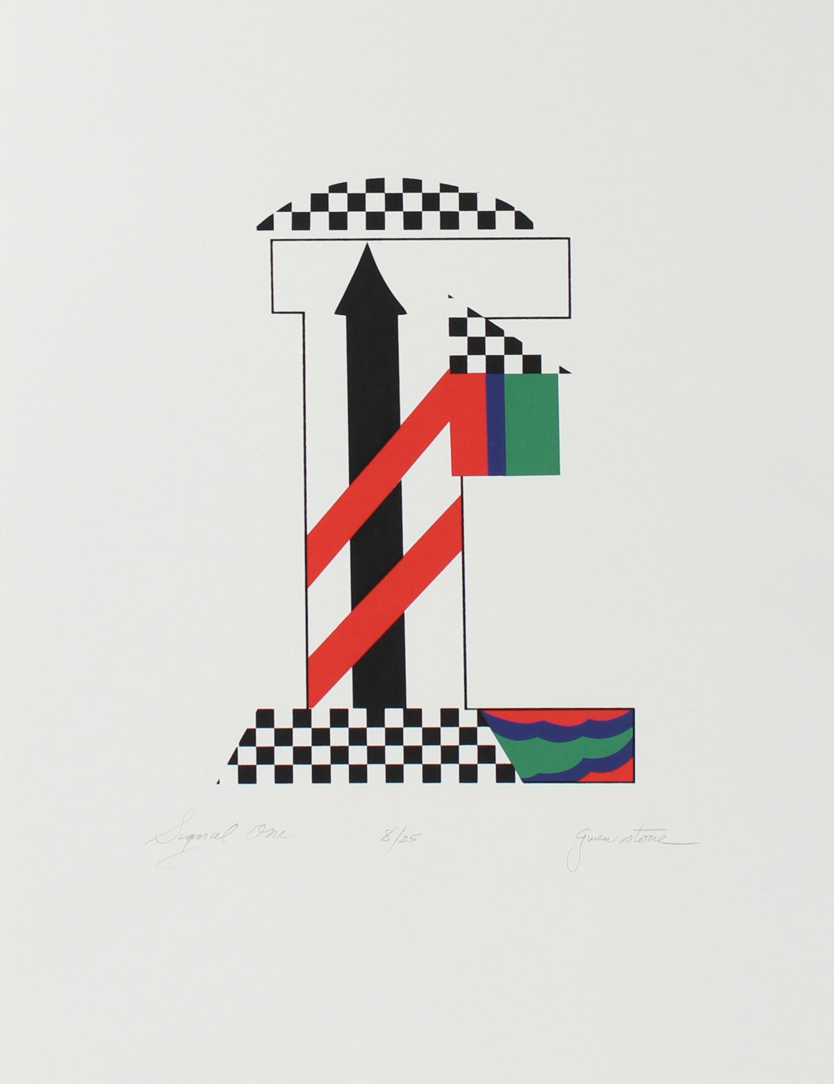 &lt;i&gt;Signal One&lt;/i&gt;&lt;br&gt;1978 Serigraph&lt;br&gt;&lt;br&gt;#98173