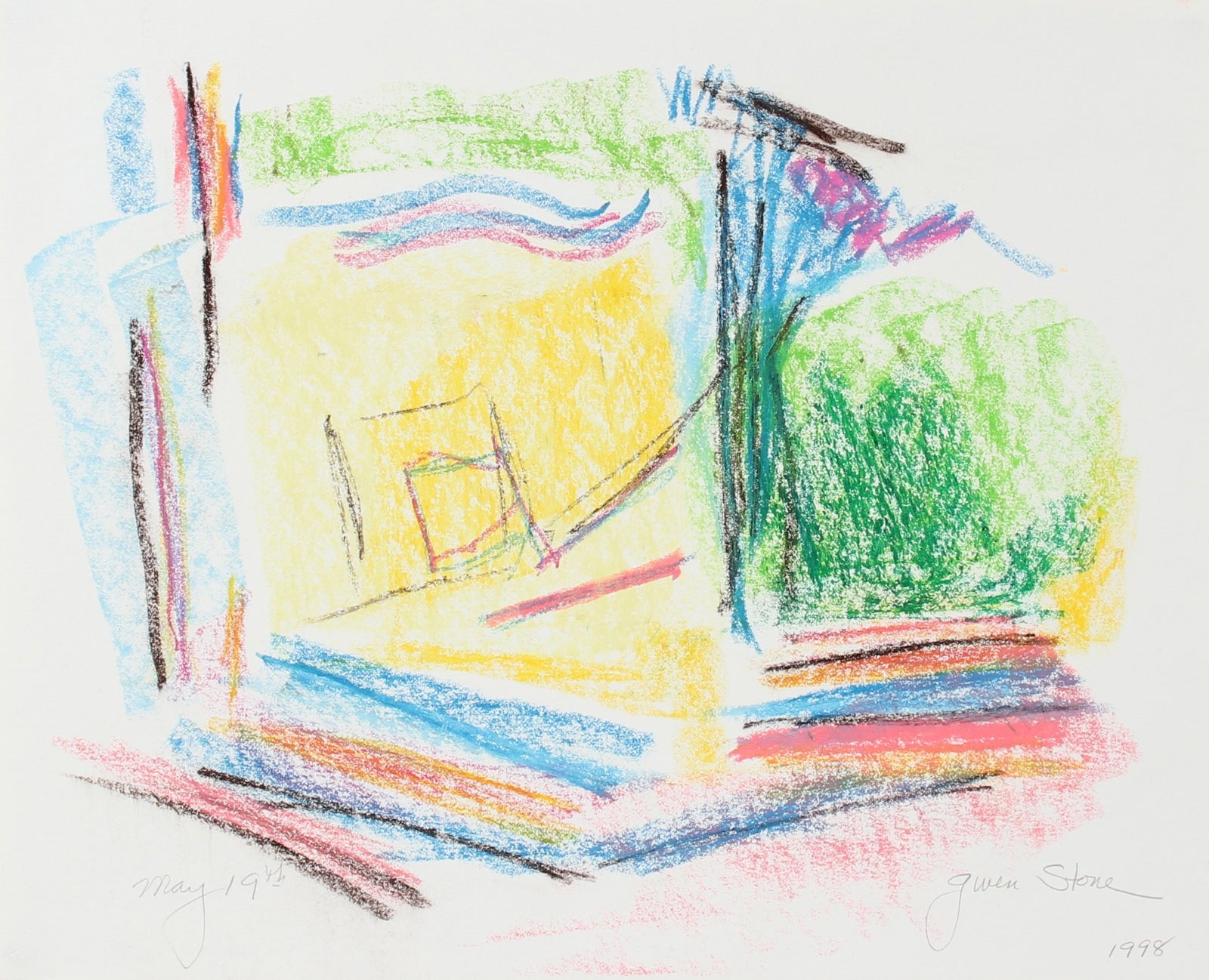 <i>May 19th</i><br>1998 Pastel Abstract<br><br>#98174