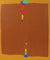 Warm Abstract in Brown Tones<br>Mid-Late 20th Century Acrylic<br><br>#98175