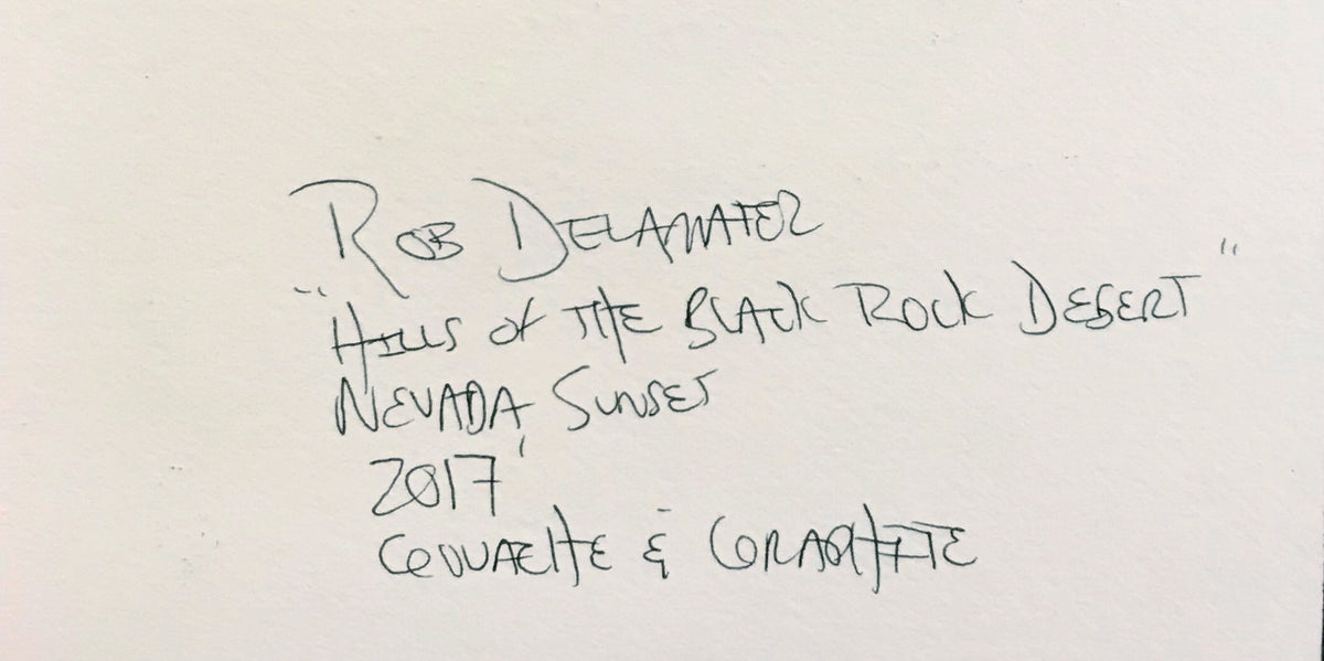 <i>Hills of the Black Rock Desert</i><br>2017 Gouache<br><br>#98203