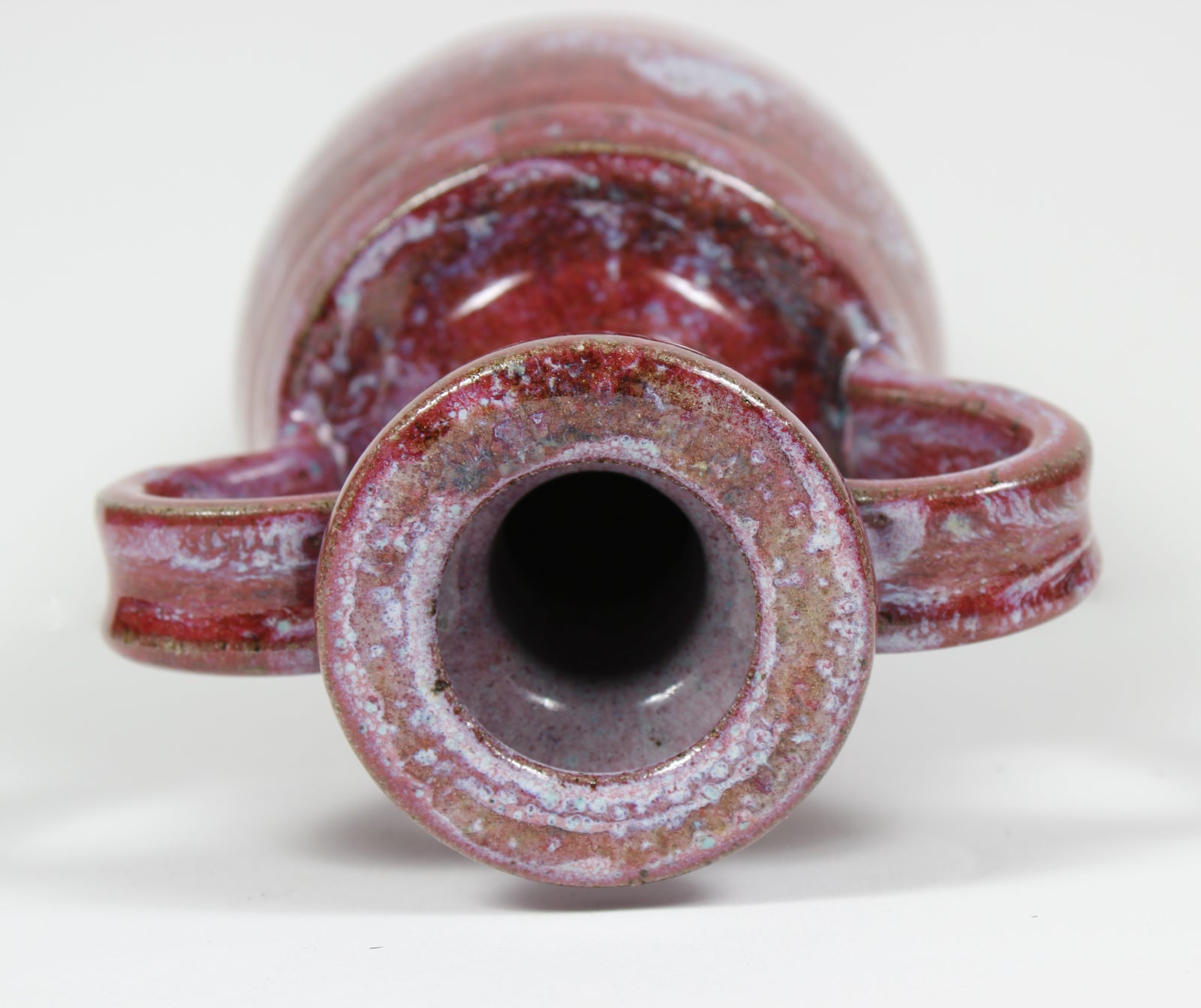 20th Century Ceramic Urn with Two Handles <br><br>#98270