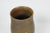 Brown Ceramic Vessel With Gray Texture And Cream Accent Lines <br><br>#98543