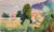 <i>Mediterranean Landscape</i> <br>Mid-Late 20th Century Watercolor <br><br>#98628