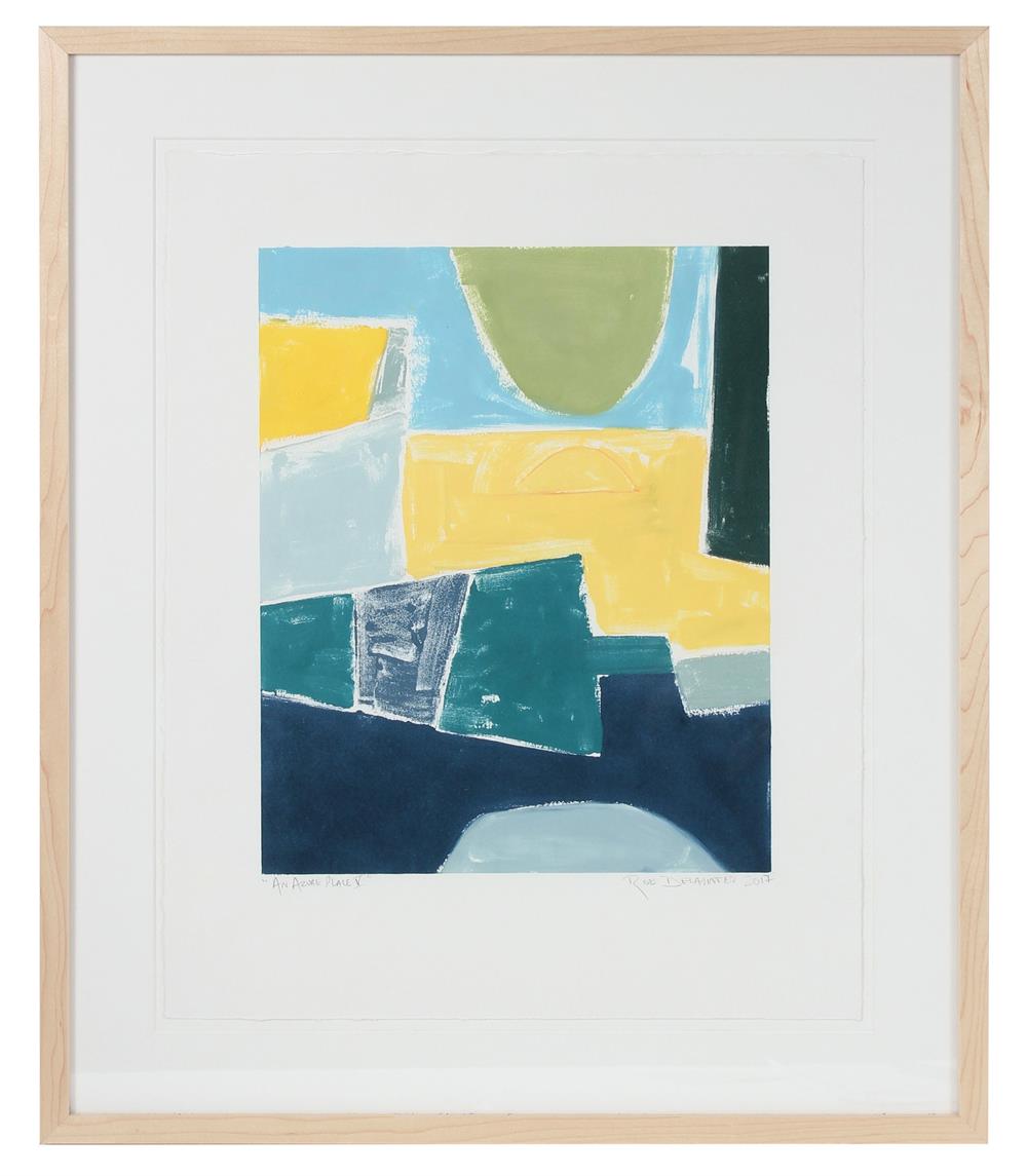 <i>An Azure Place III</i><br>2017 Geometric Monotype<br><br>#98679