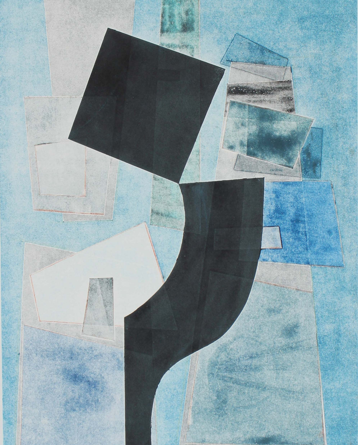 <i>Indigo Metropolis XIII</i><br>2017 Monotype<br><br>#98682