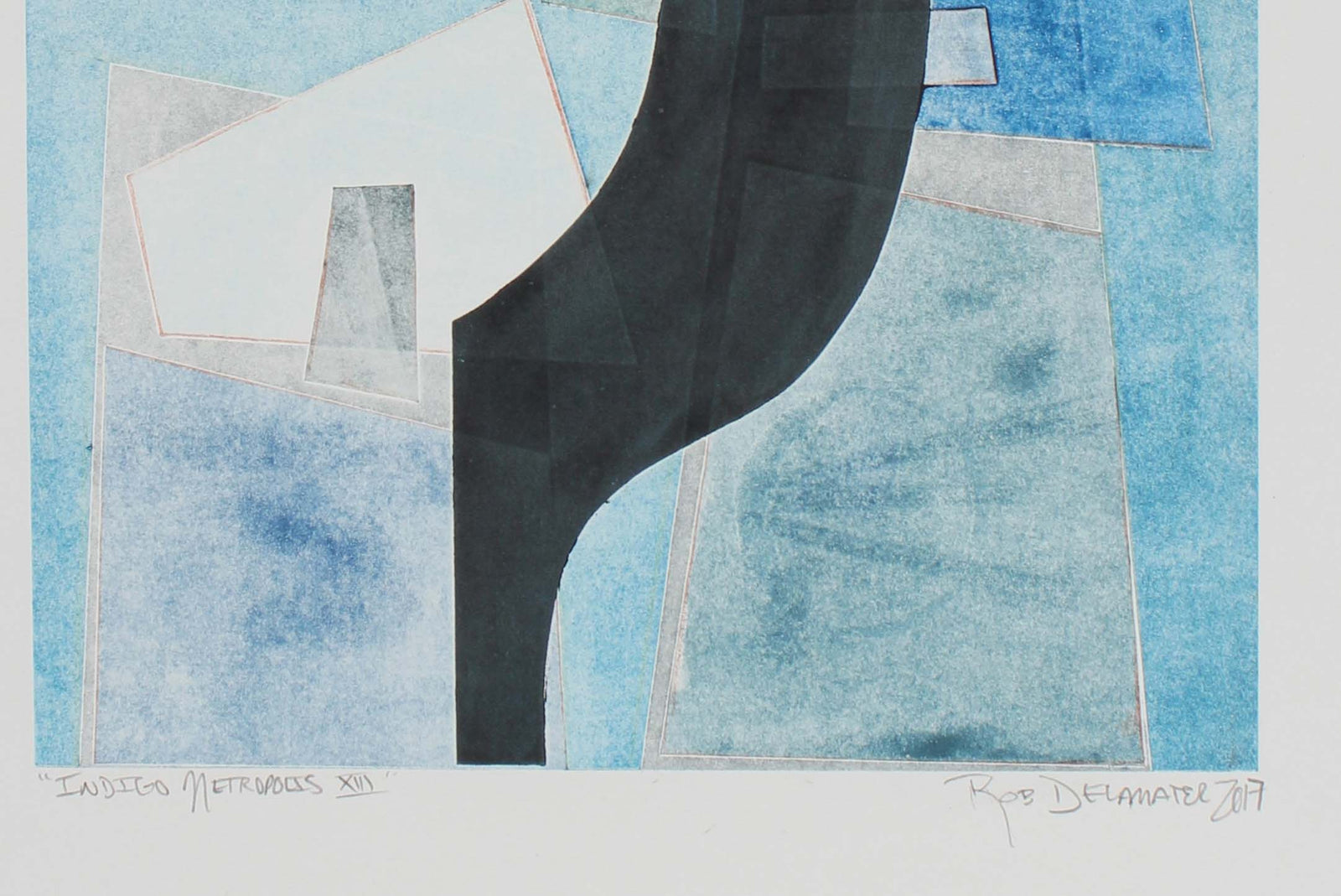 <i>Indigo Metropolis XIII</i><br>2017 Monotype<br><br>#98682