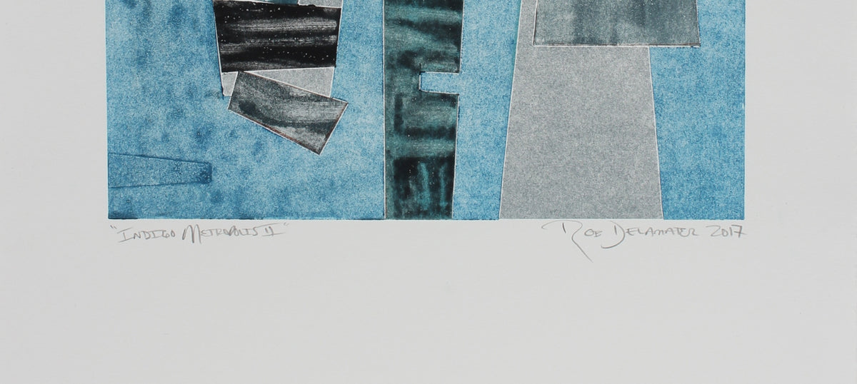 <i>Indigo Metropolis II</i><br>2017 Monotype<br><br>#98689