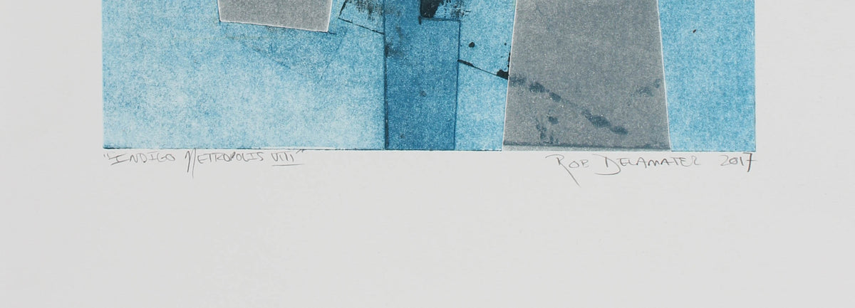 <i>Indigo Metropolis VIII</i><br>2017 Monotype<br><br>#98692