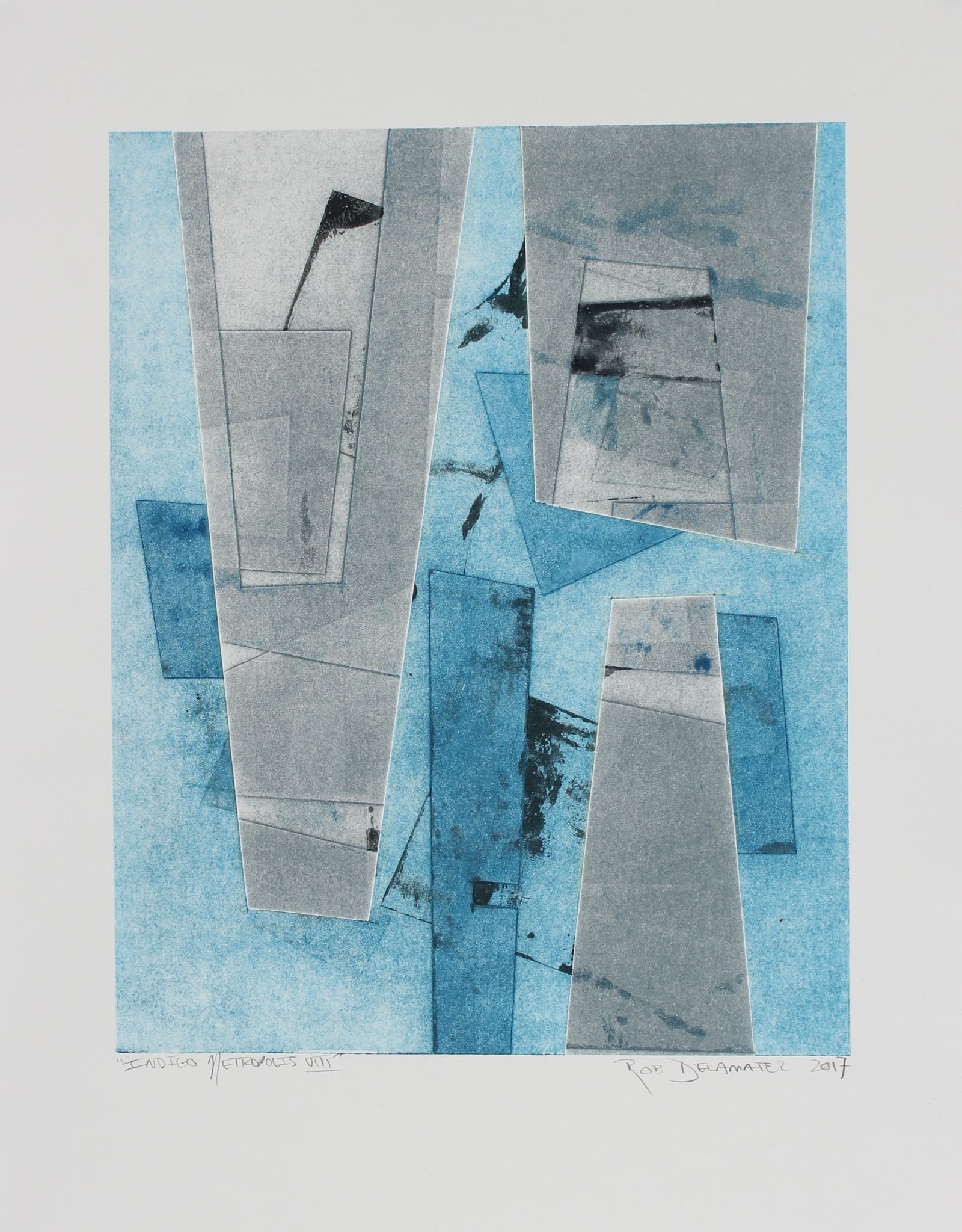 <i>Indigo Metropolis VIII</i><br>2017 Monotype<br><br>#98692