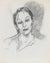 <I>The Bored</I> <br>Late 20th Century Charcoal and Graphite <br><br>#98985
