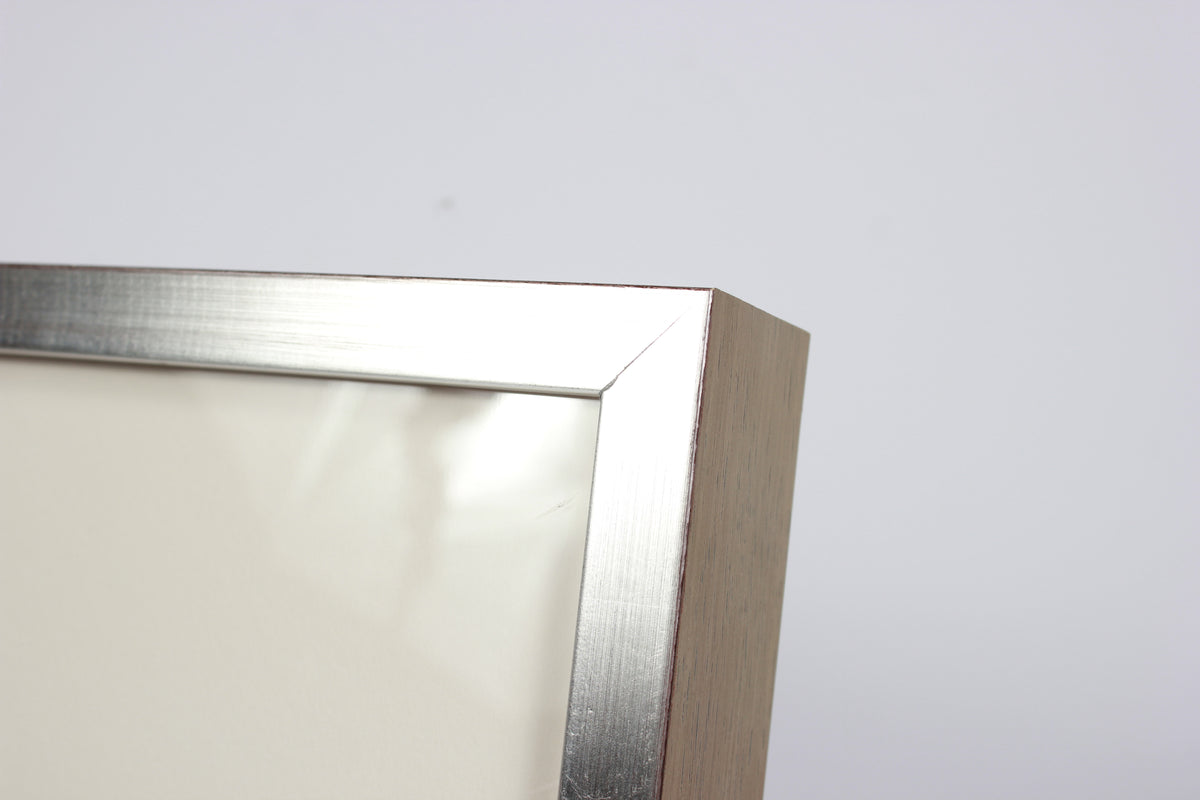 Geometric Abstract in Blue, Yellow & Red <br>Mid Century Collage <br><br>#99054