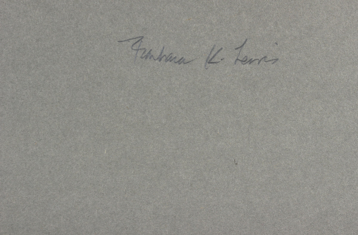 Geometric Abstract in Blue, Yellow & Red <br>Mid Century Collage <br><br>#99054